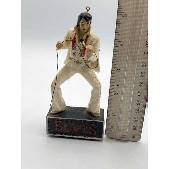 Elvis Presley Christmas Tree Hanging Ornament Bundle of 2 - Picture 10 of 12